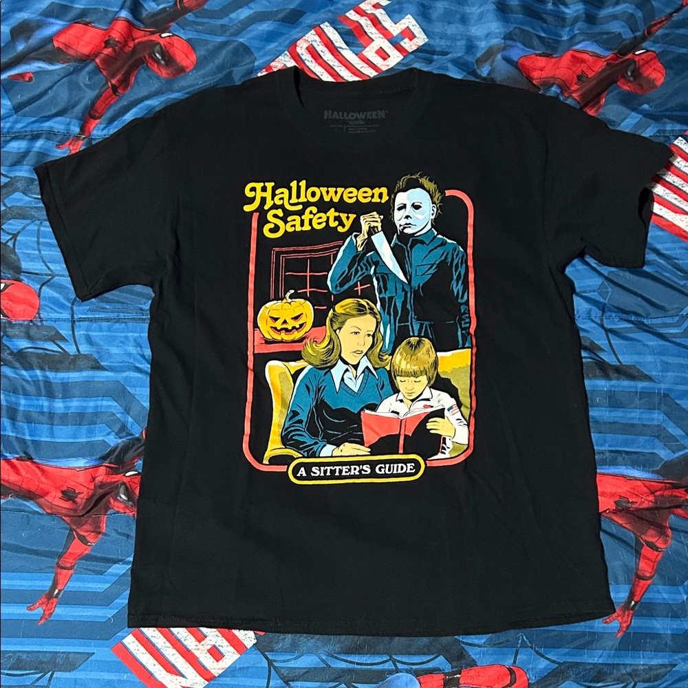 2016 STEVEN RHODES Halloween Safety Parody Graphic Tee Shirt